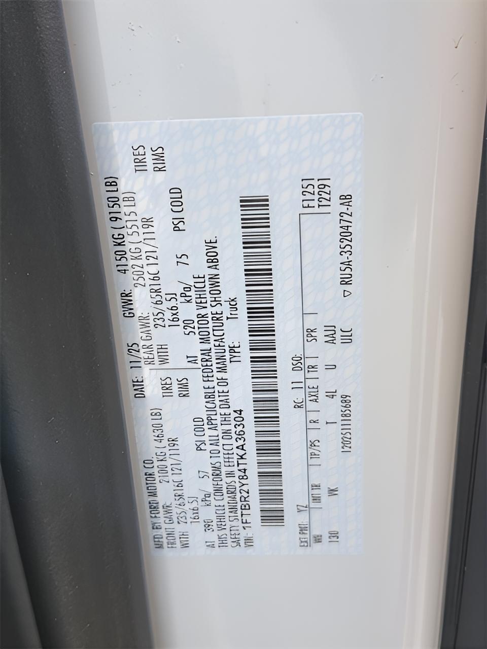 2026 Ford Transit-250 Base