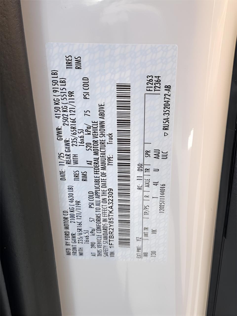 2026 Ford Transit-250 Base