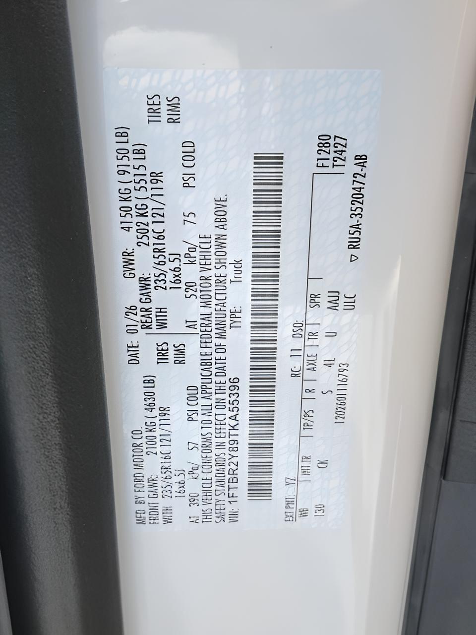 2026 Ford Transit-250 Base