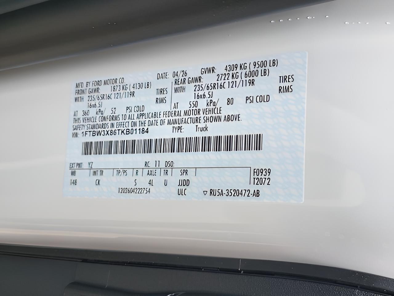 2026 Ford Transit-350 Base