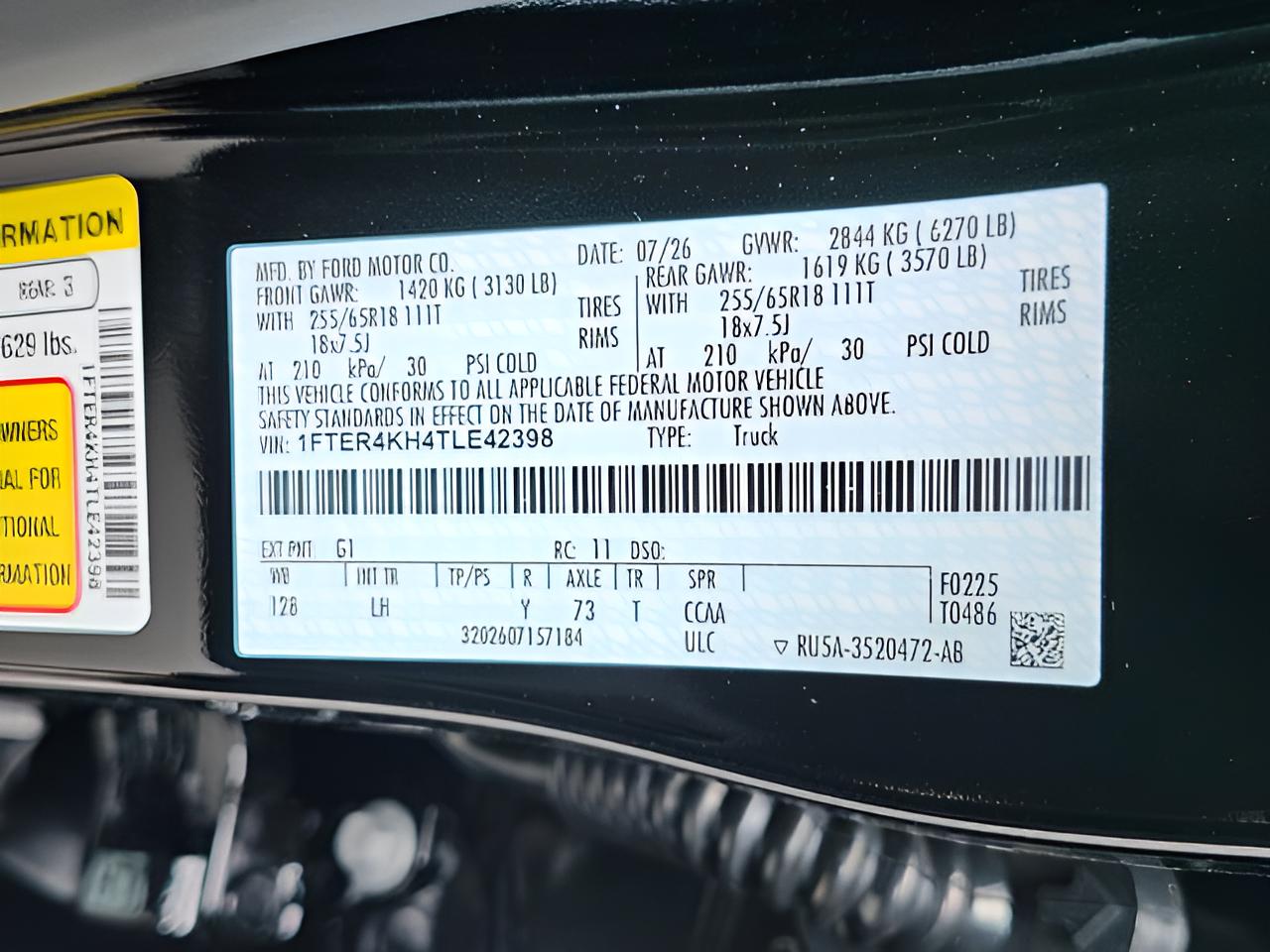2026 Ford Ranger Lariat
