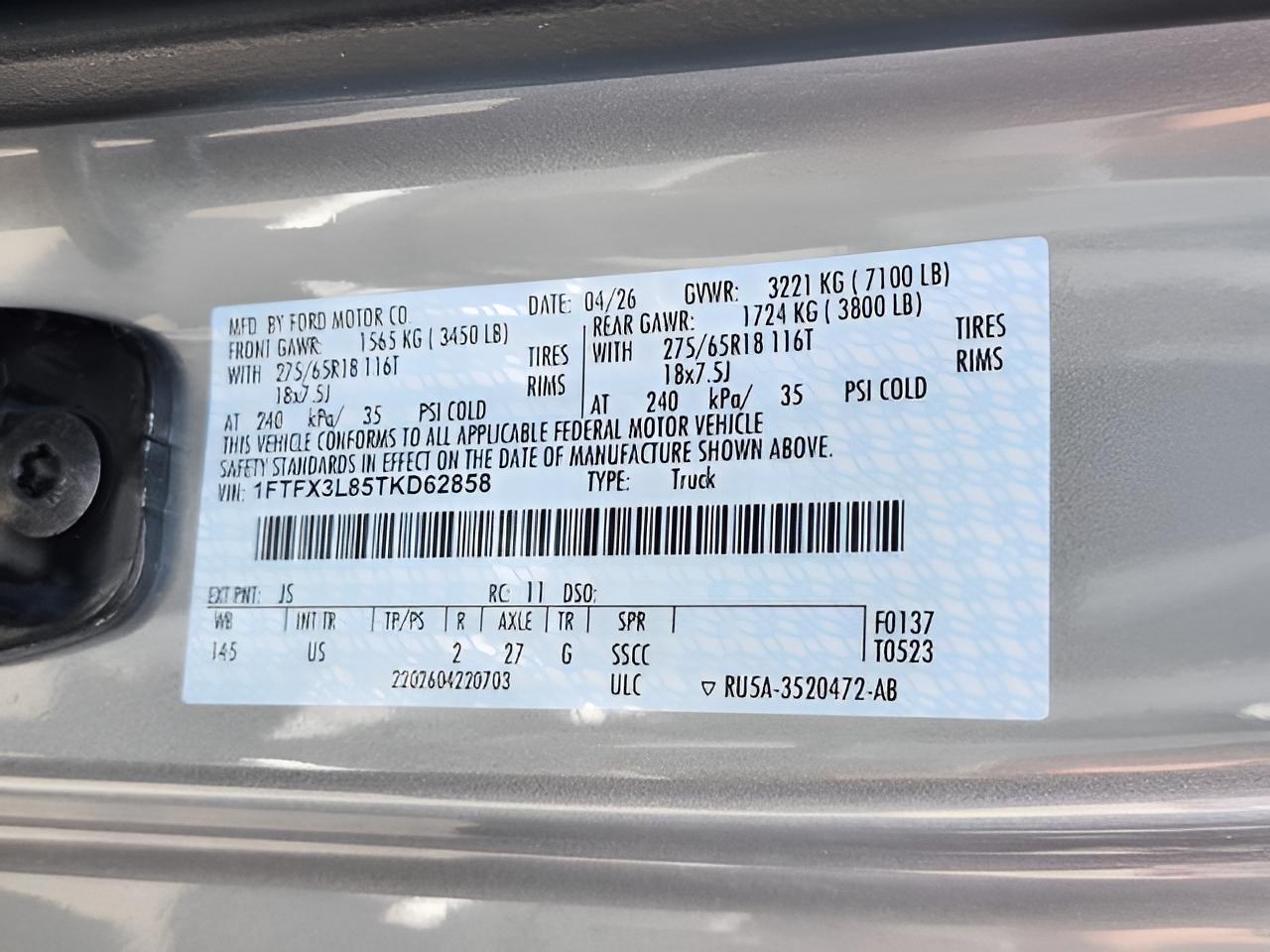 2026 Ford F-150 XLT