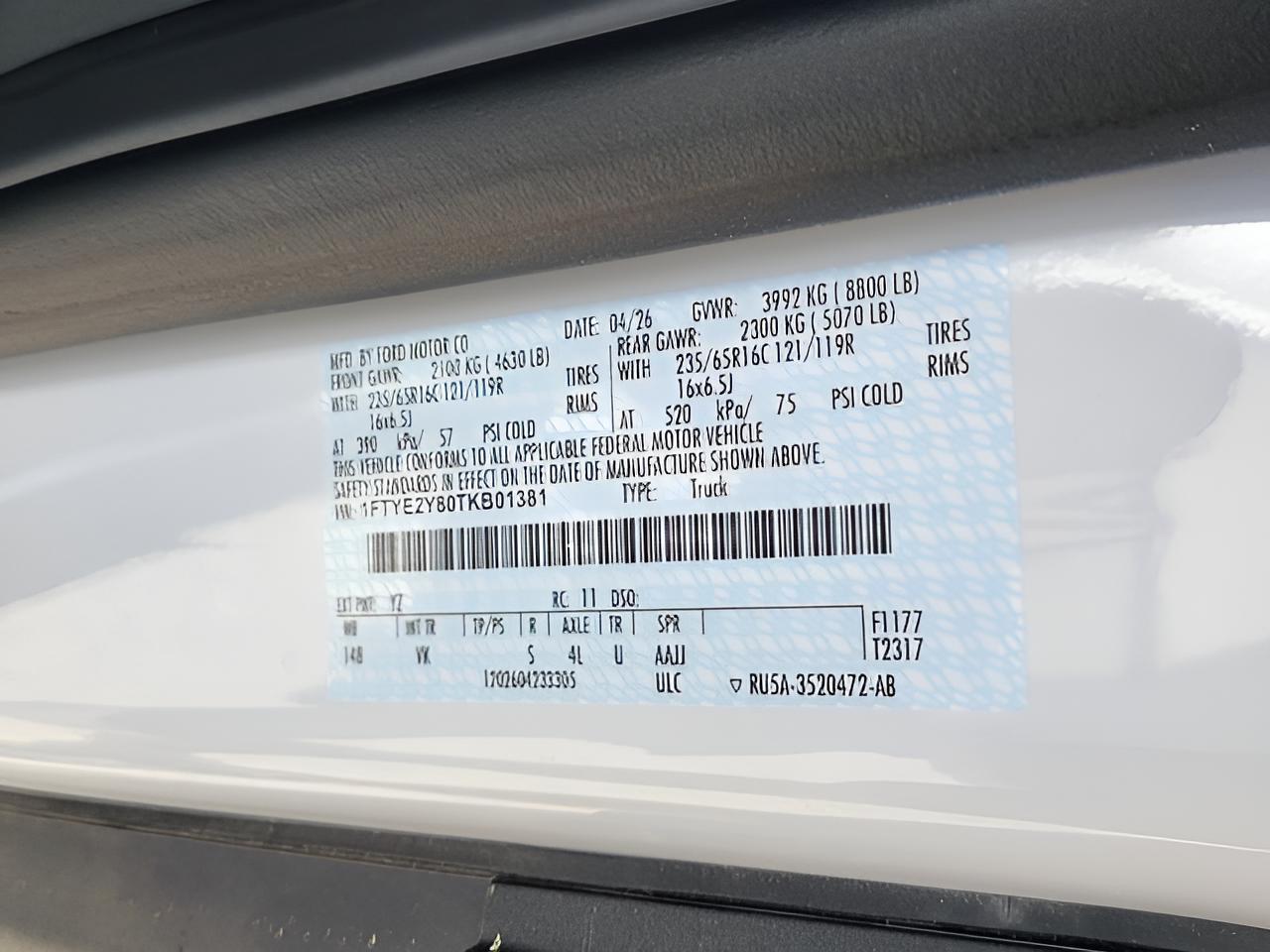 2026 Ford Transit-150 Base