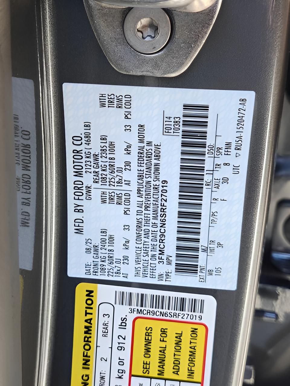 2025 Ford Bronco Sport Outer Banks