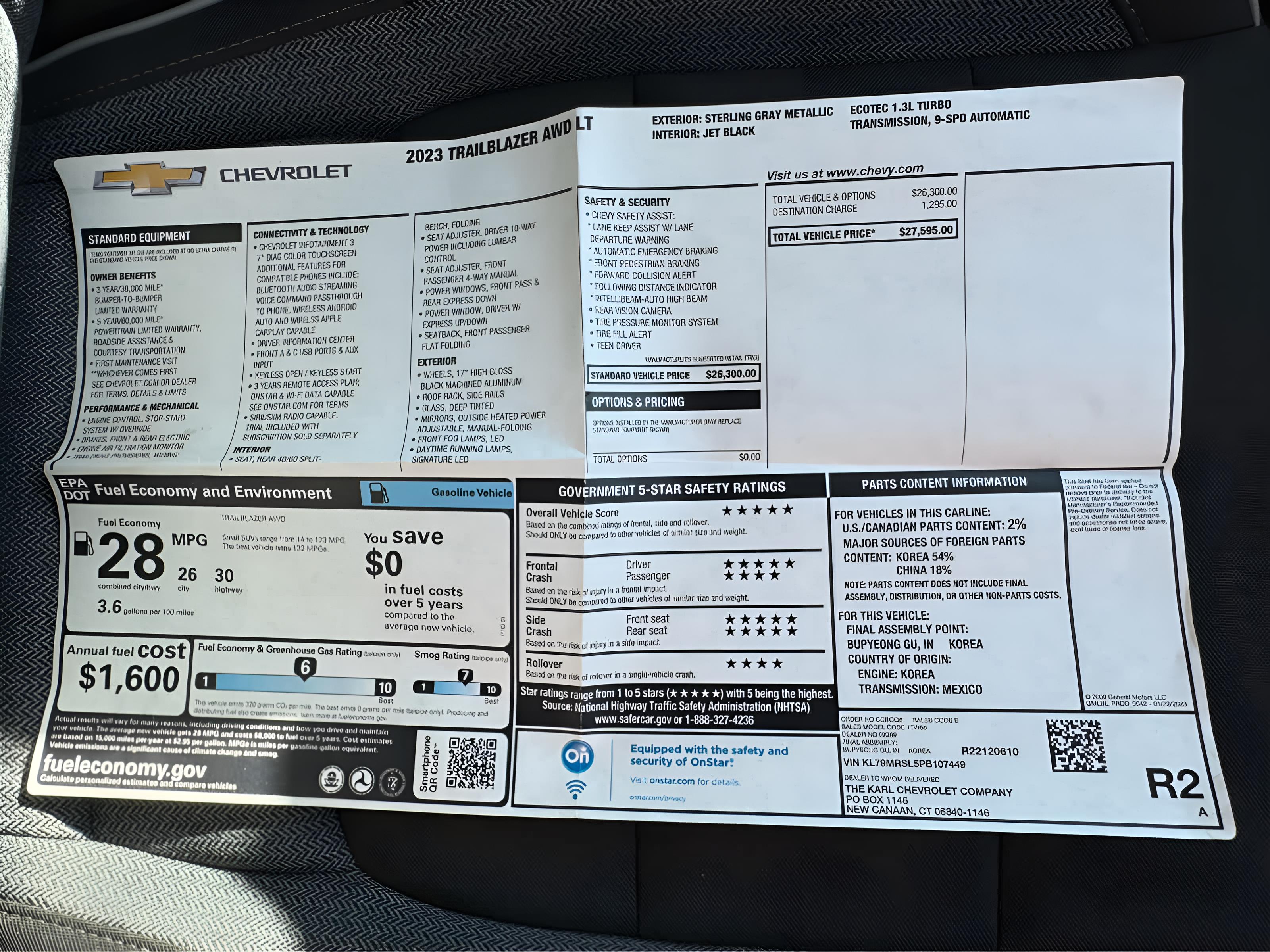 2023 Chevrolet Trailblazer LT
